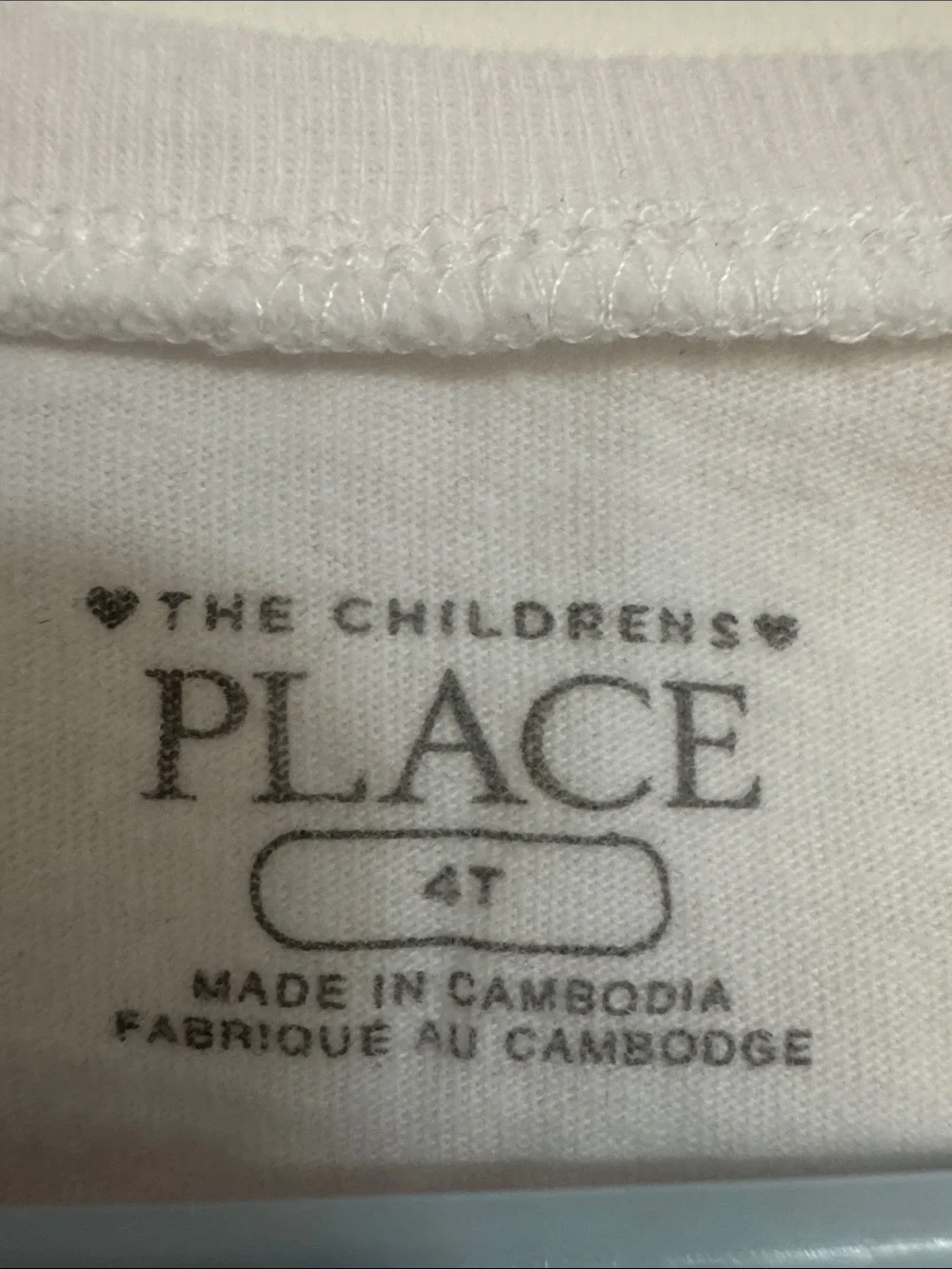 The Childrens Place white short